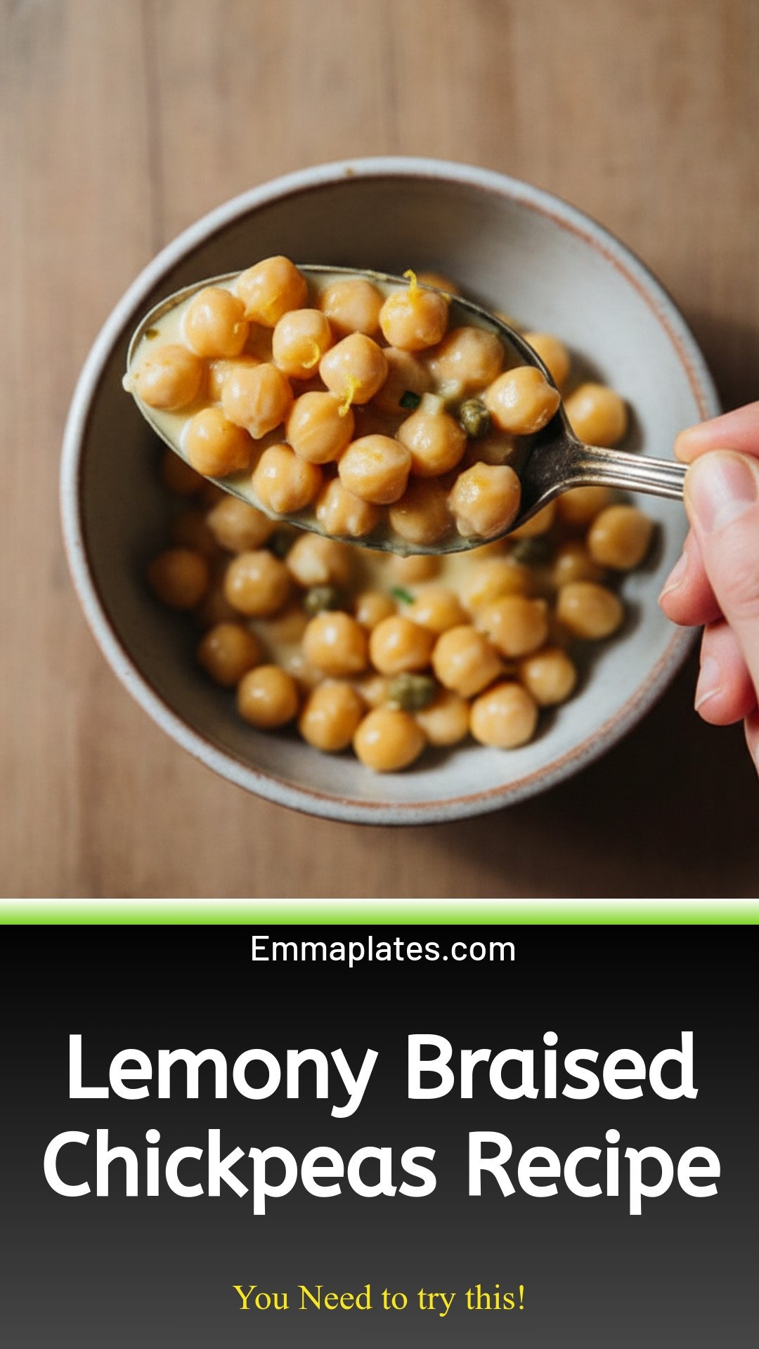 Lemony Braised Chickpeas