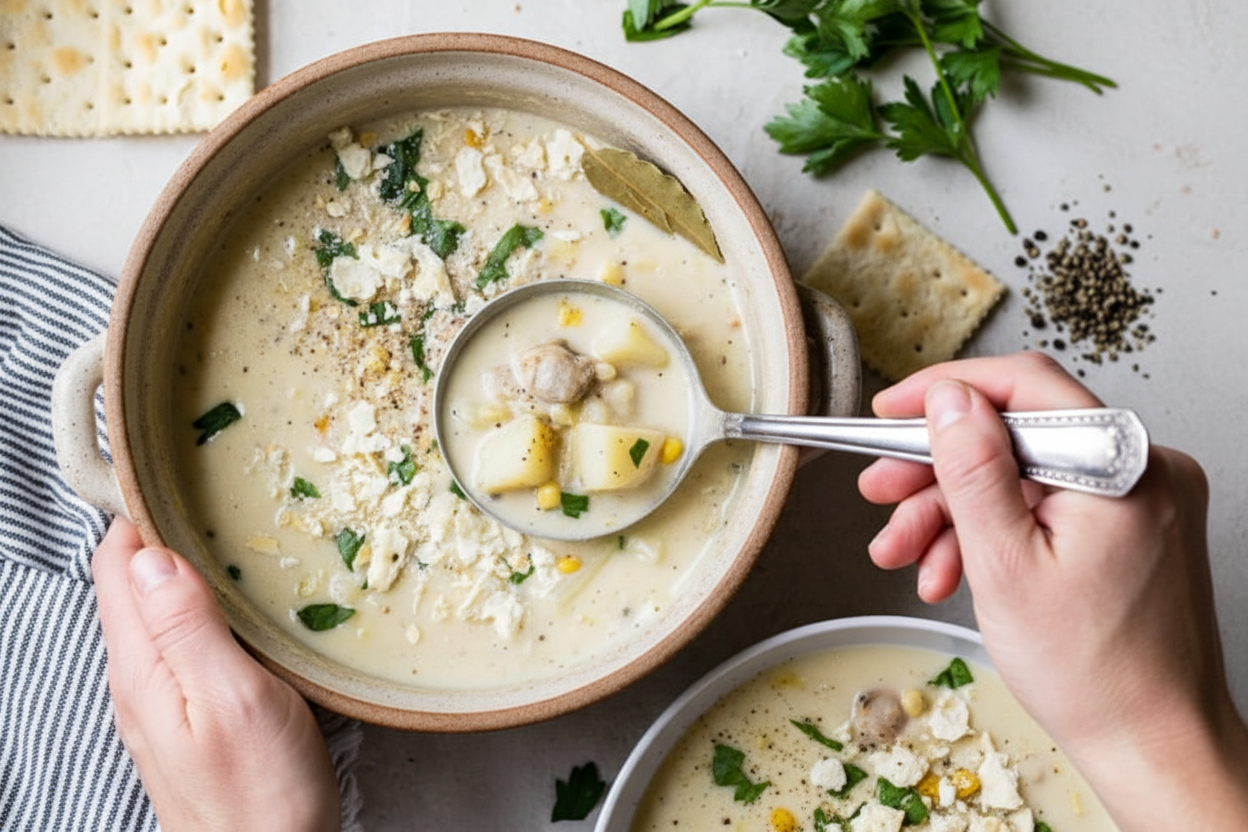 Easy Clam Chowder Recipe, Lightened Up - Skinnytaste