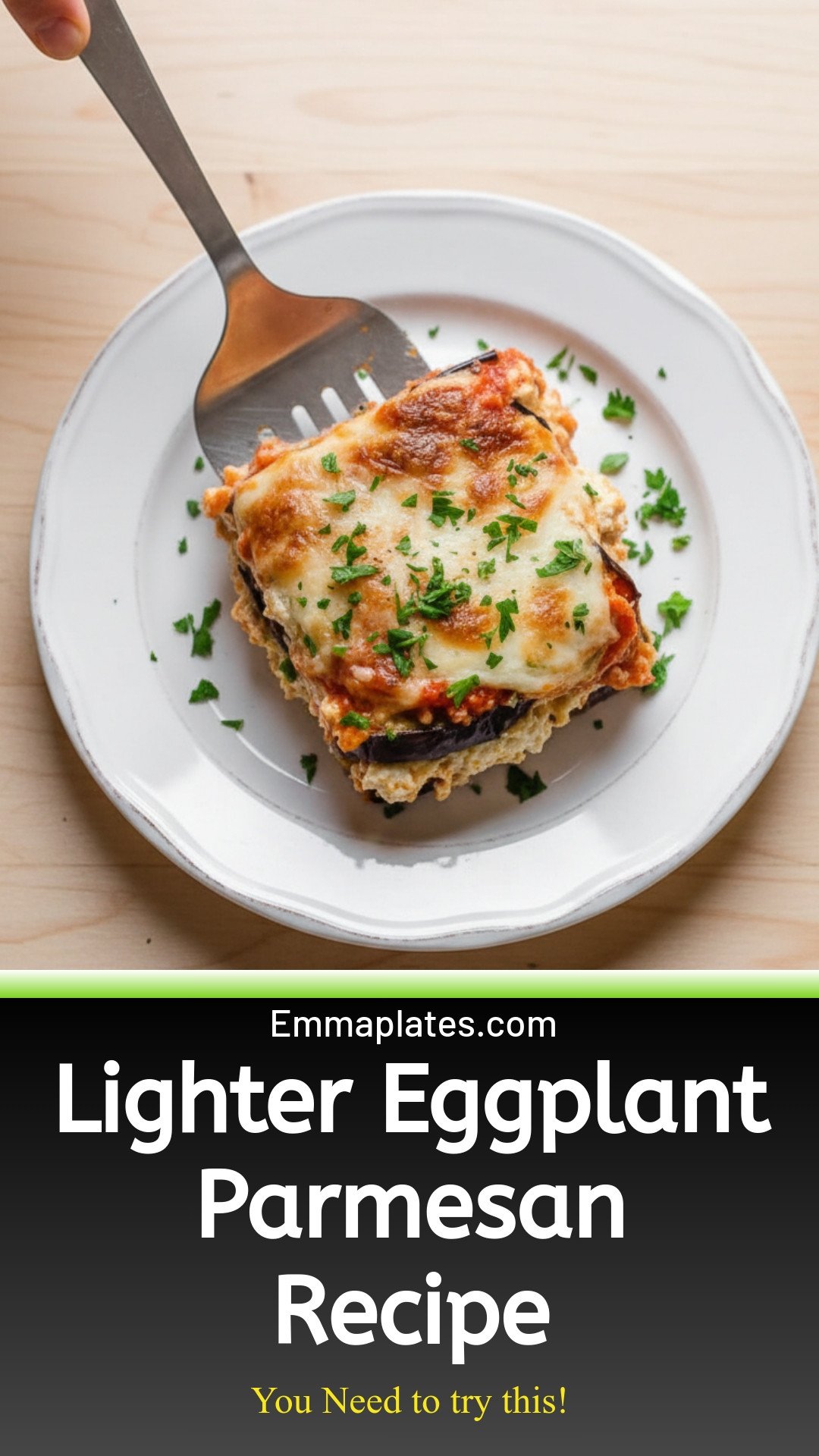 Lighter Eggplant Parmesan