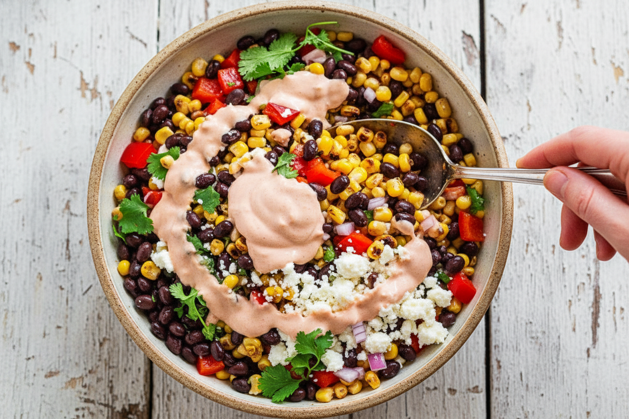 Elote-Inspired Mexican Street Corn Salad