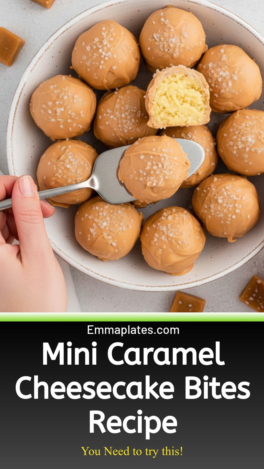 Mini Caramel Cheesecake Delights