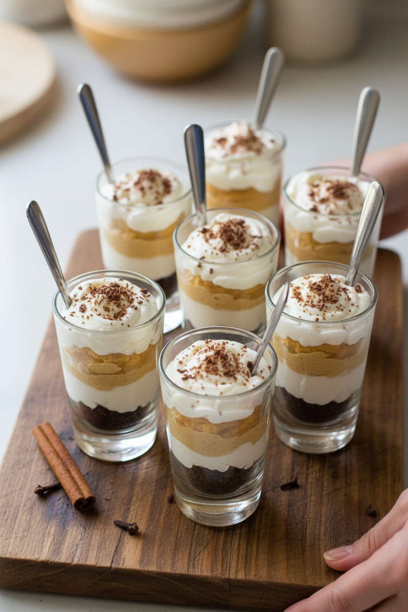 Pumpkin Cheesecake Shooters