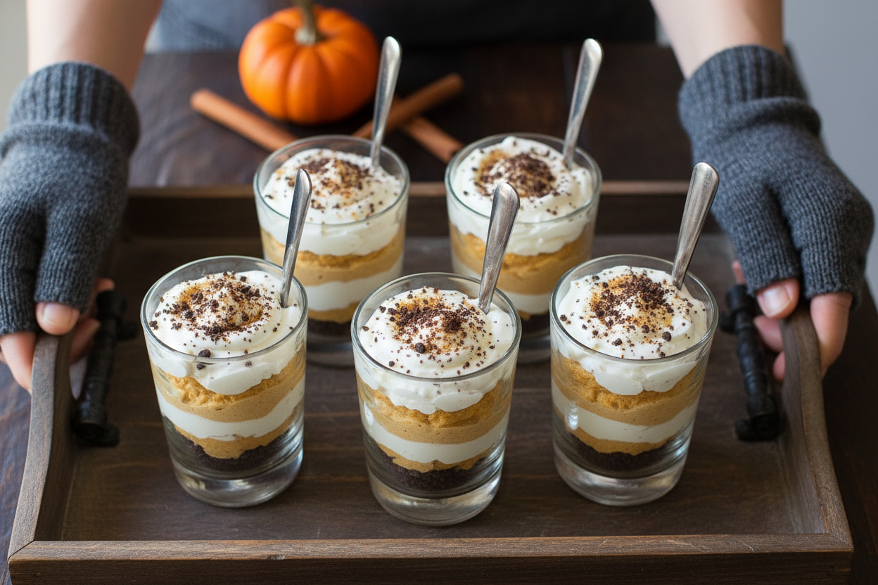Pumpkin Cheesecake Shooters