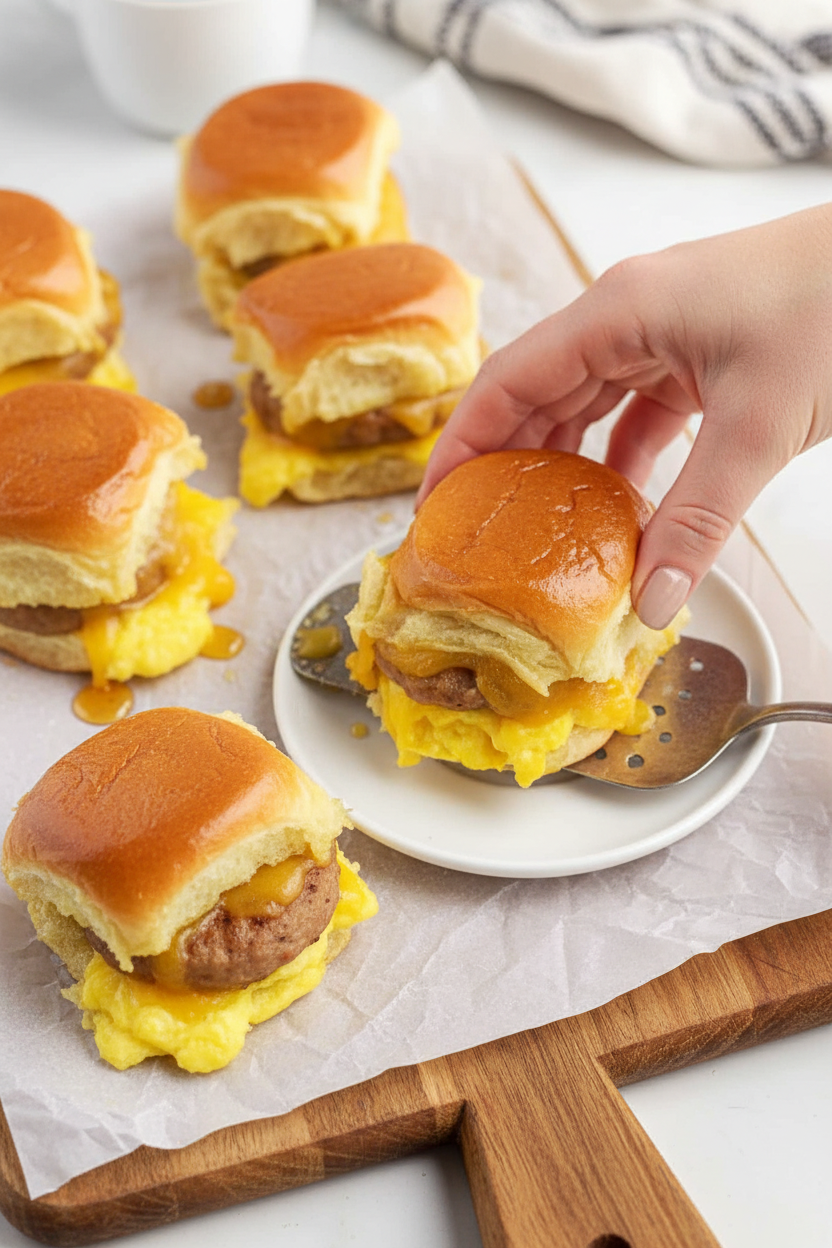 Morning Sausage Sliders