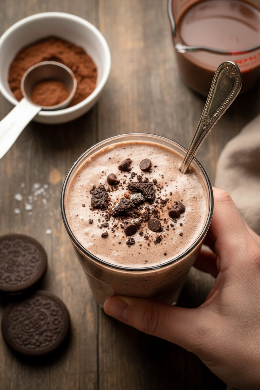 Ninja Creami Oreo Protein Shake