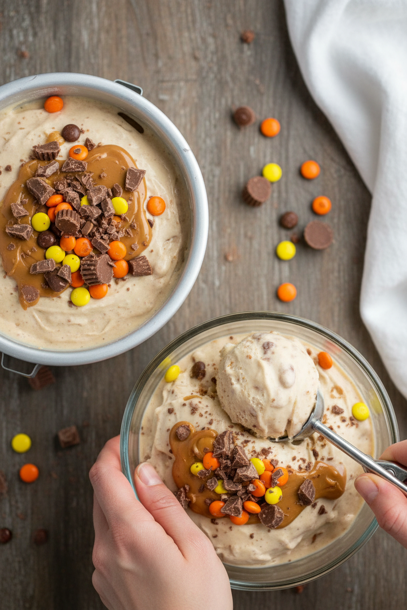 Peanut Butter Cup Protein Ice Cream (Ninja Creami)