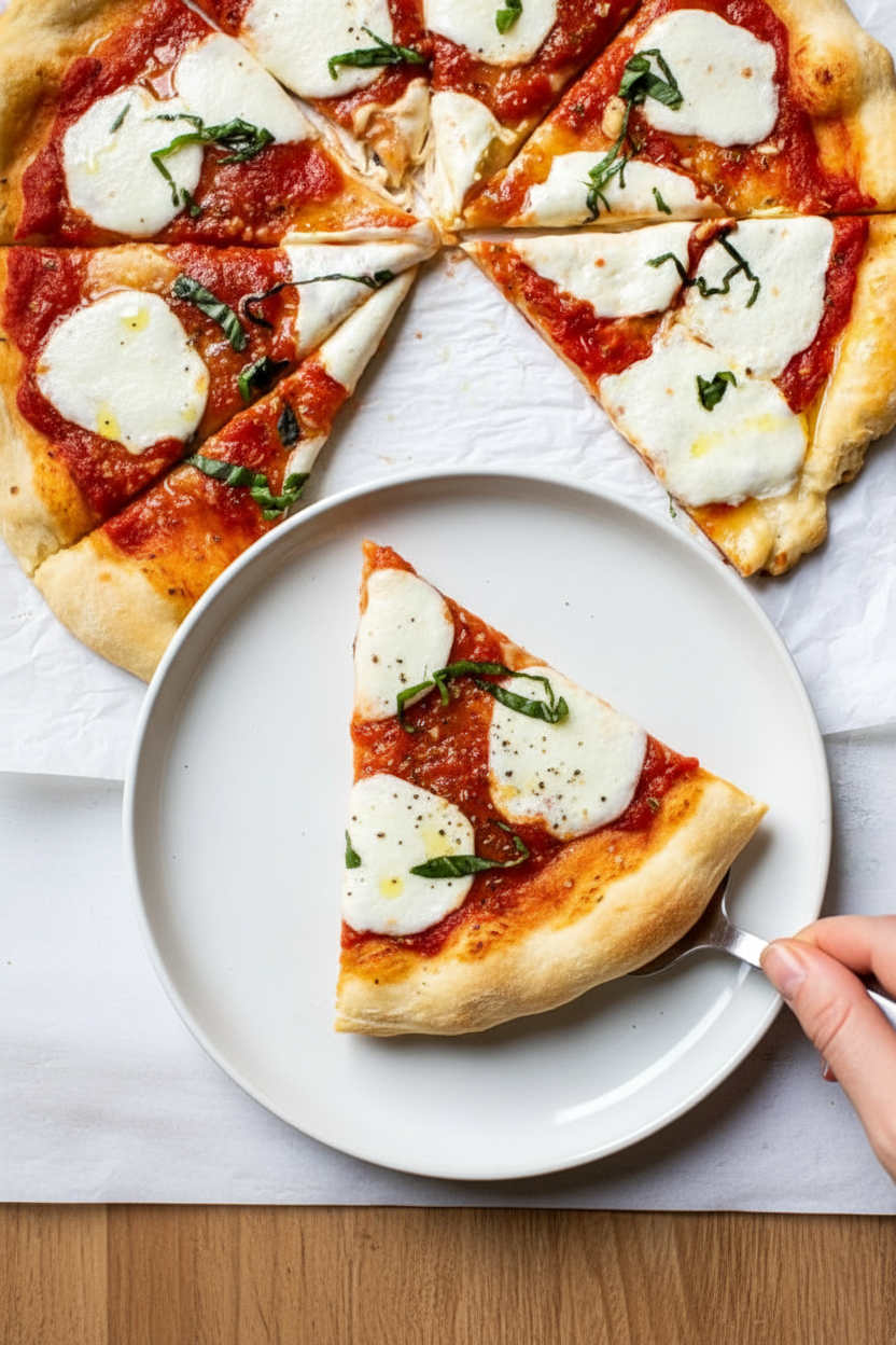 Easy Margherita Pizza Recipe (No-Yeast) - Skinnytaste