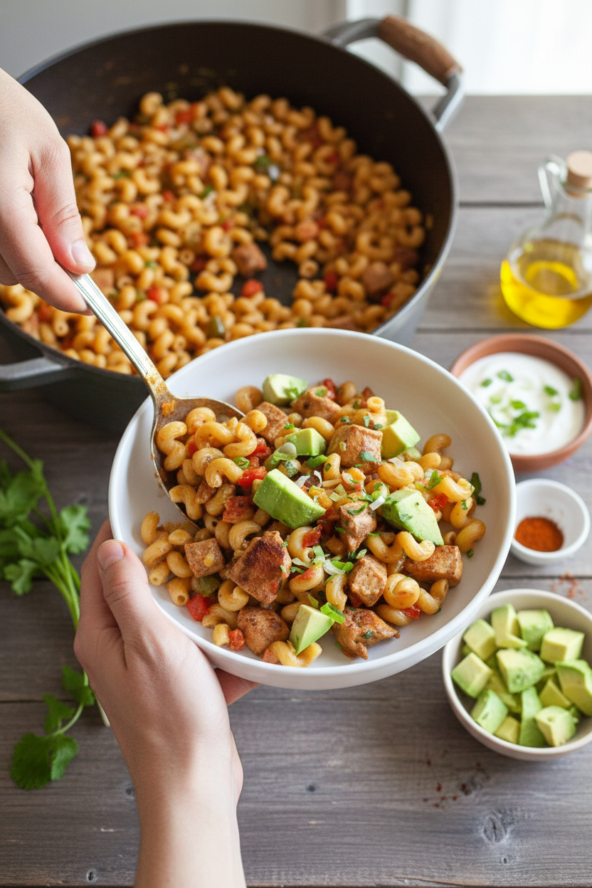 One-Pot Chicken Fajita Pasta
