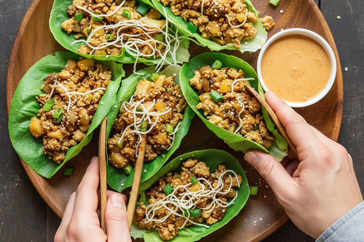 Vegan Lettuce Wraps (PF Chang's Copycat Recipe!)