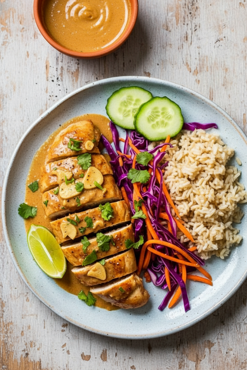 Peanut-Braised Chicken Breasts