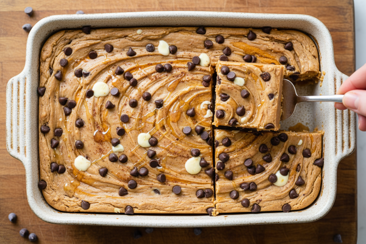 Pumpkin Fudge with Peanut Butter and Chocolate Chips