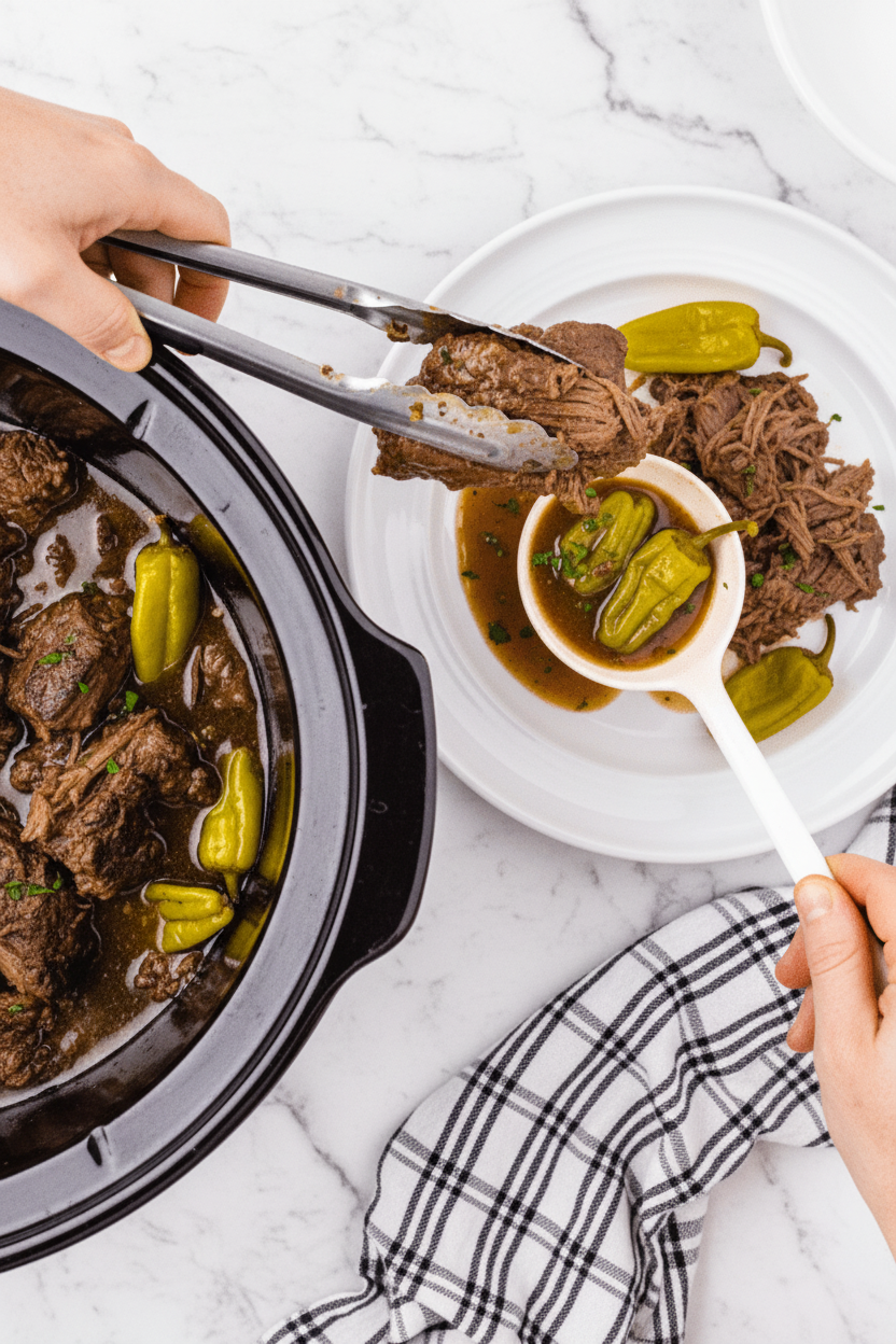 Pepperoncini Pepper Chuck Roast