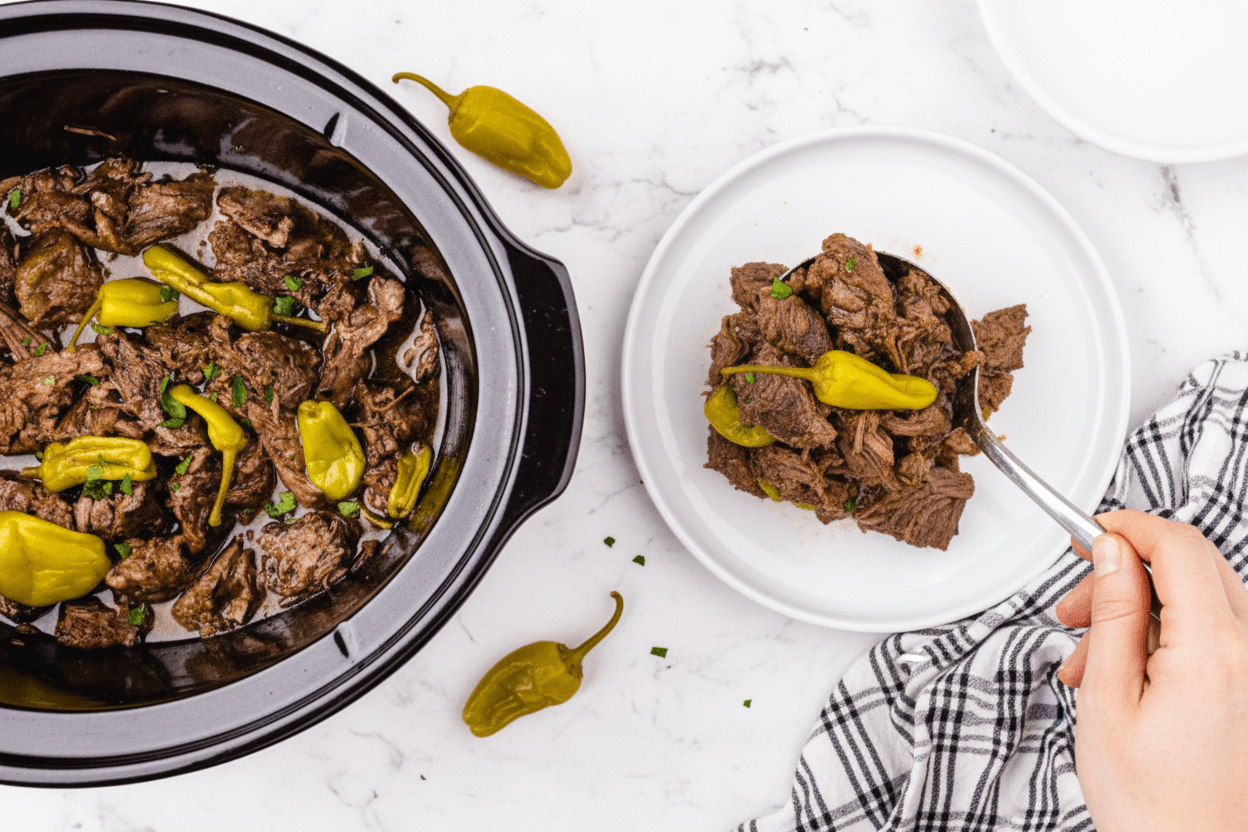 Pepperoncini Pepper Chuck Roast