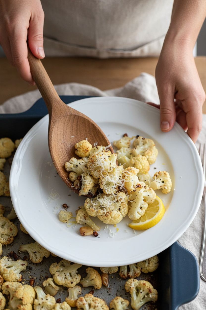 Oven Roasted Cauliflower