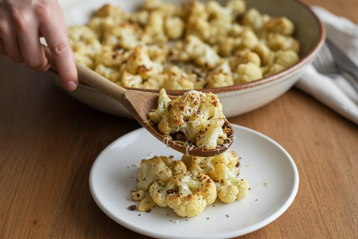 Oven Roasted Cauliflower
