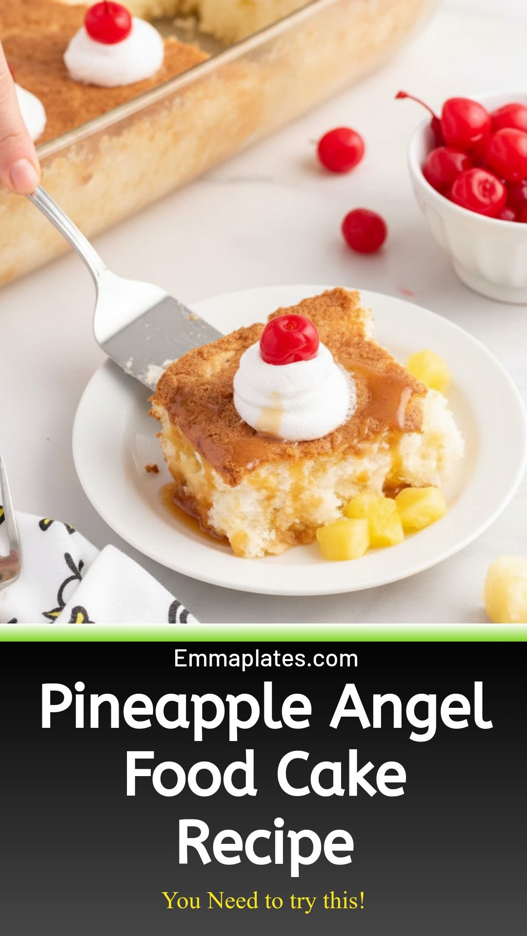 Pineapple Angel Food Cake
