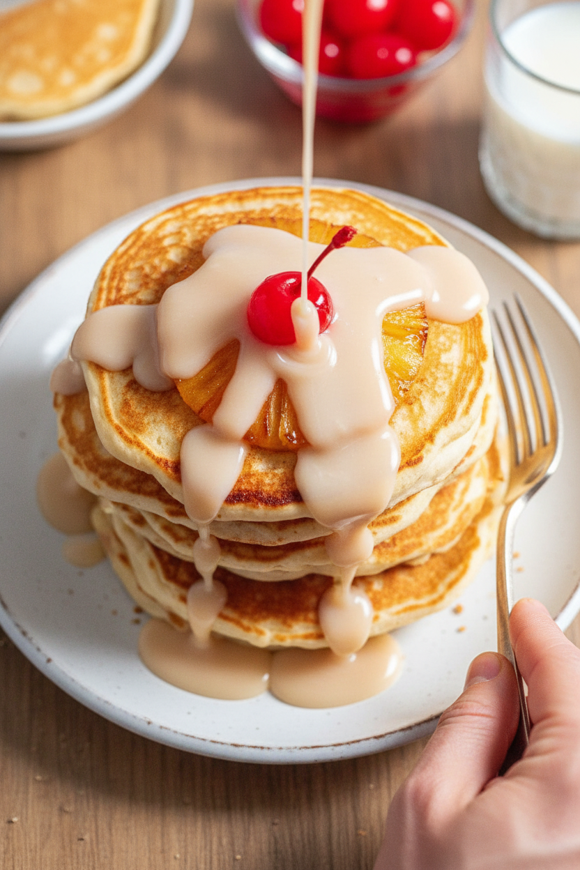 Pineapple Upside Down Pancakes