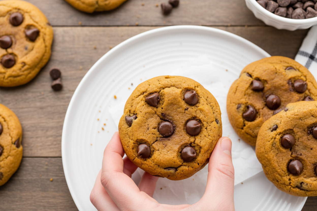 Pumpkin Chocolate Chip Cookies