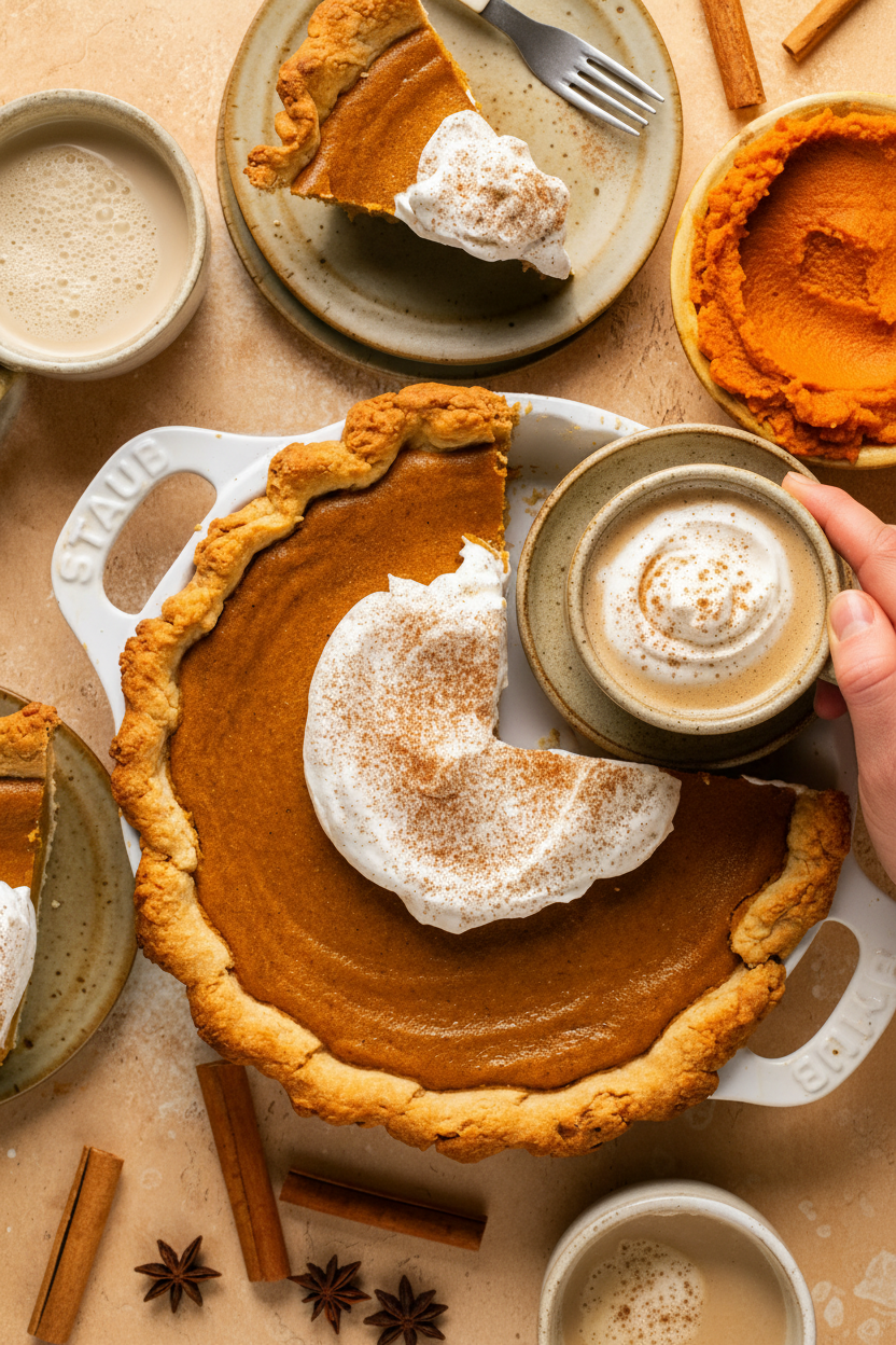 Chai Latte Pumpkin Pie