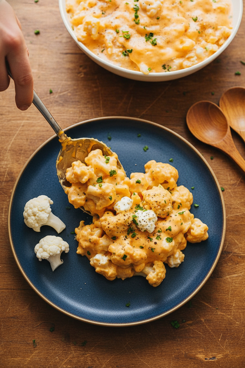 Keto Cauliflower Mac And Cheese (15 Minute Stovetop)