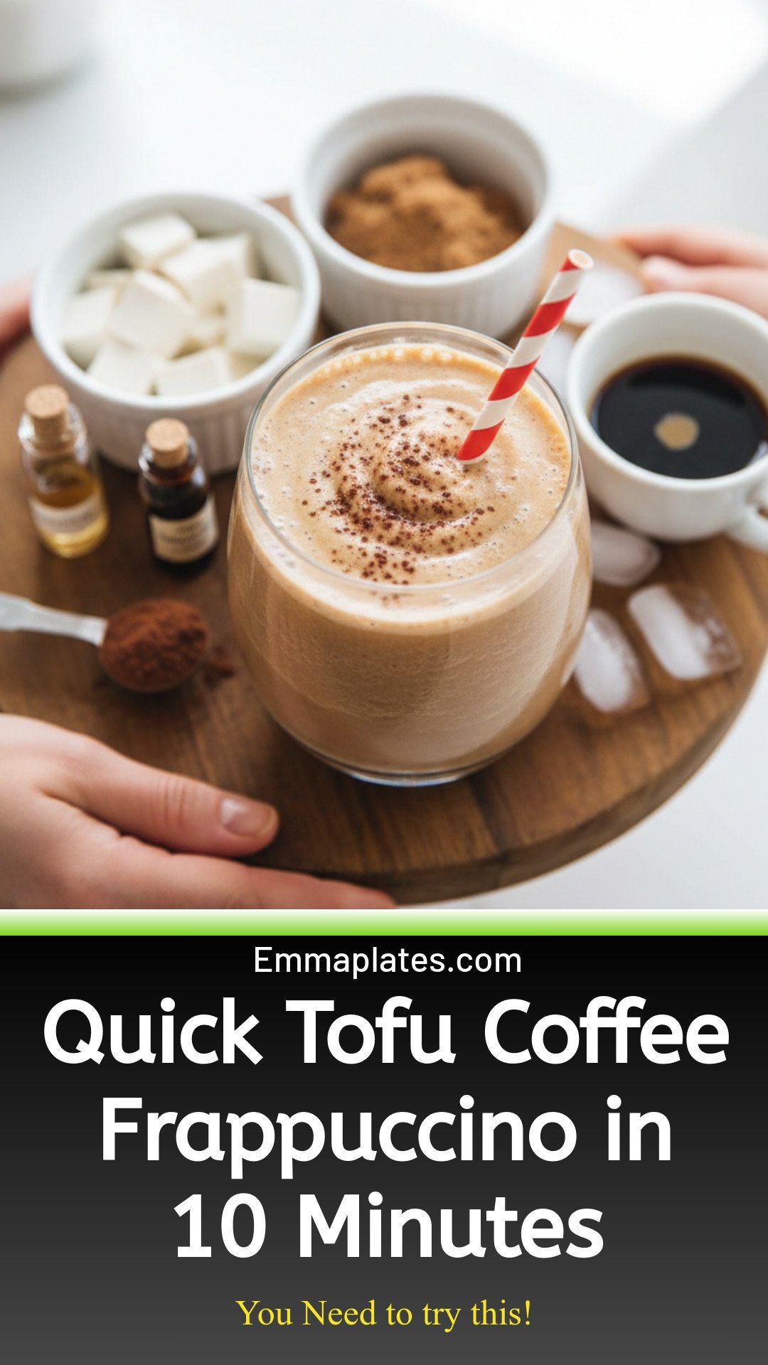 10-Minute Tofu Coffee Frappuccino