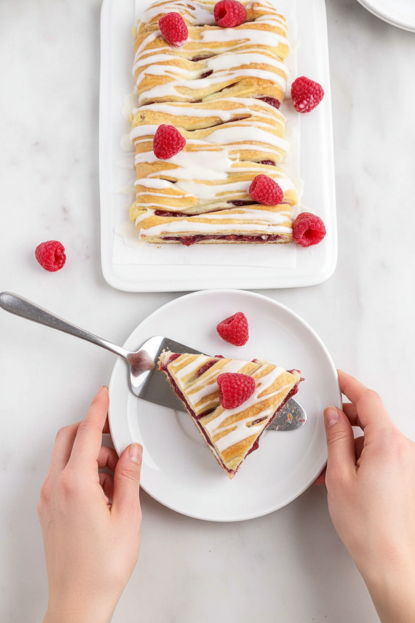 Raspberry Breakfast Braid