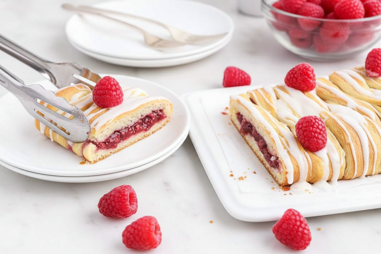 Raspberry Breakfast Braid