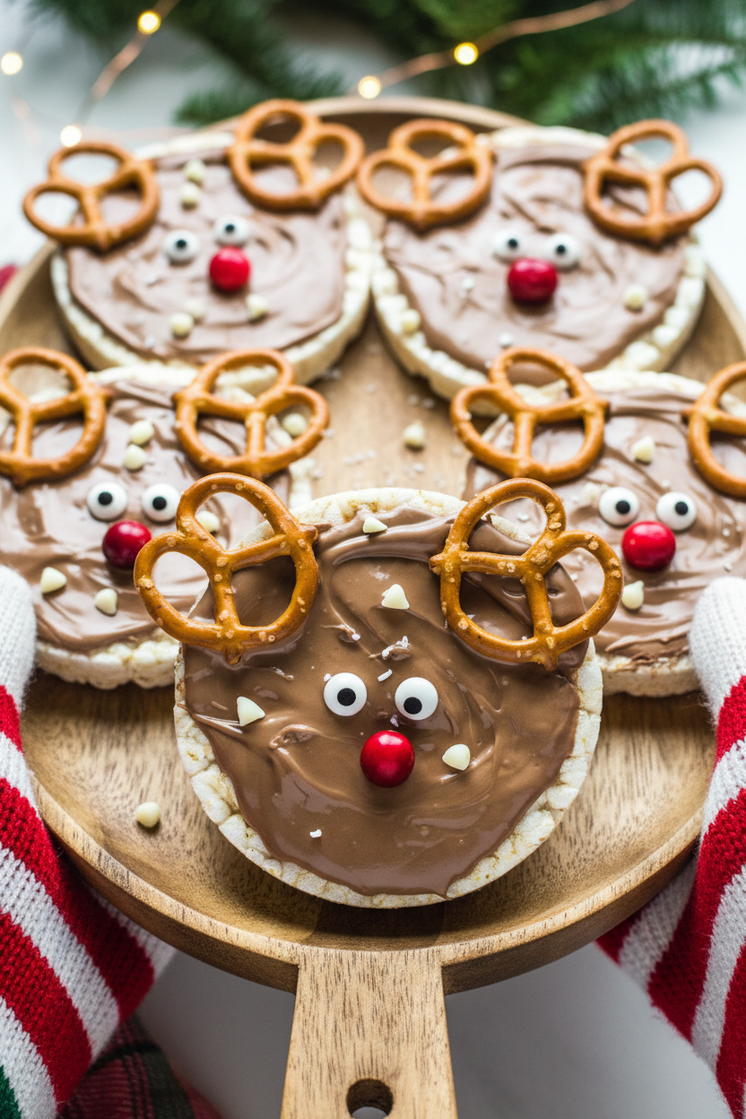 Reindeer Rice Cakes