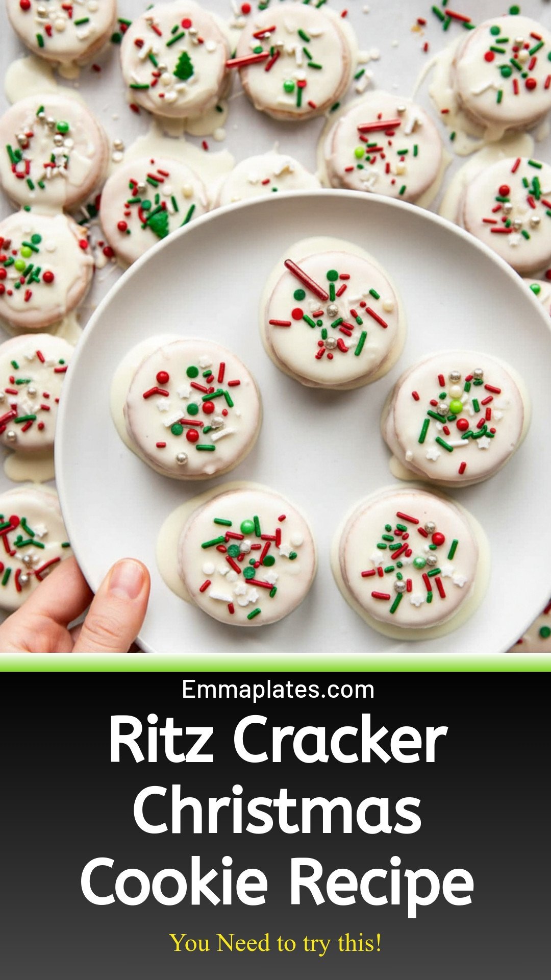 Ritz Cracker Christmas Cookies