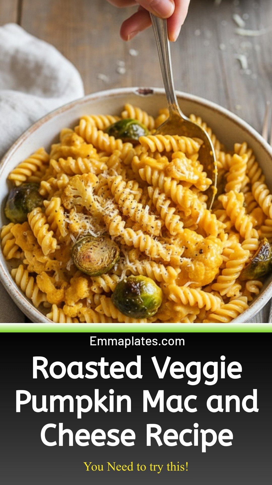 Pumpkin Mac and Cheese with Roasted Veggies