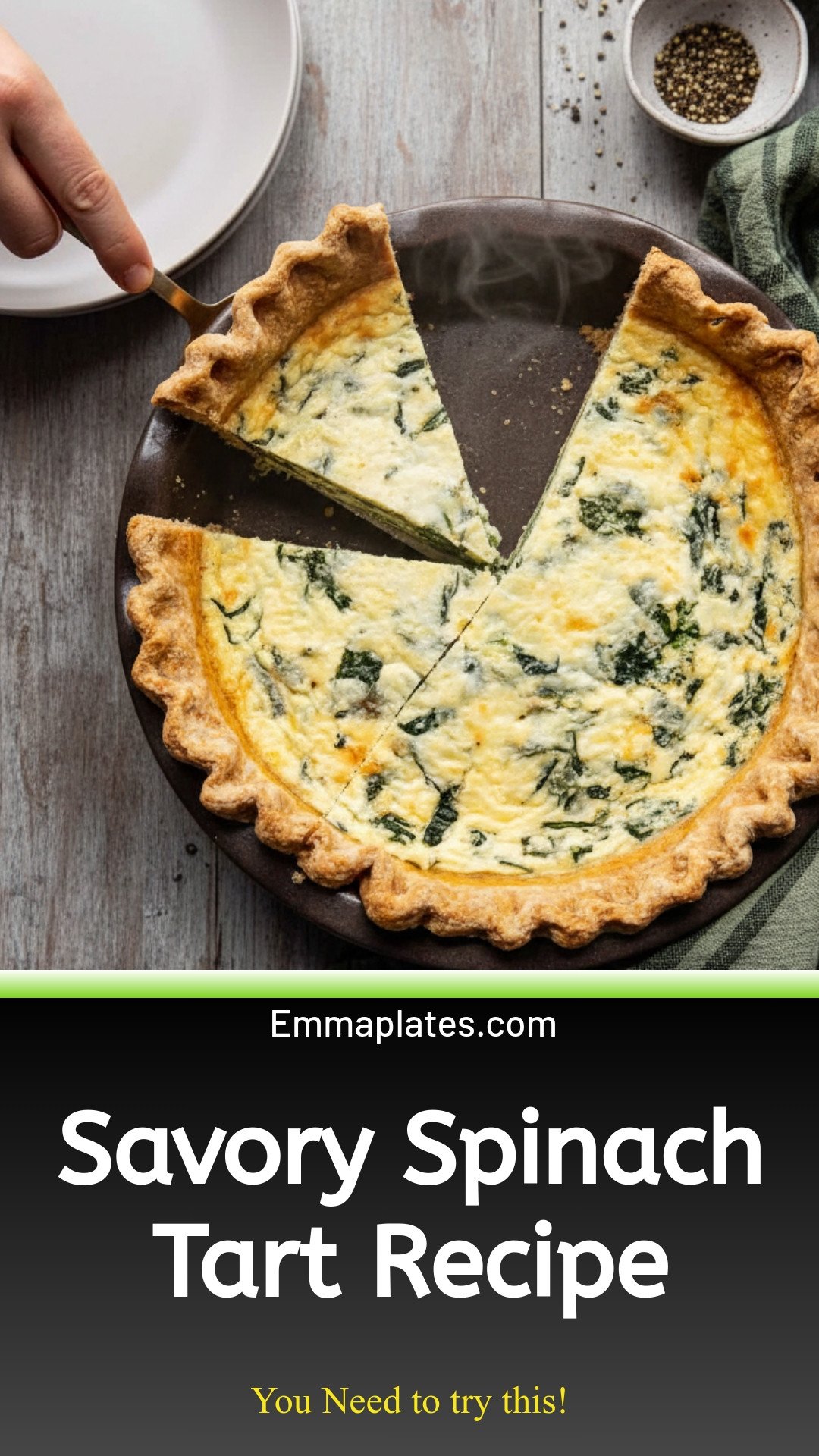 Savory Spinach Tart