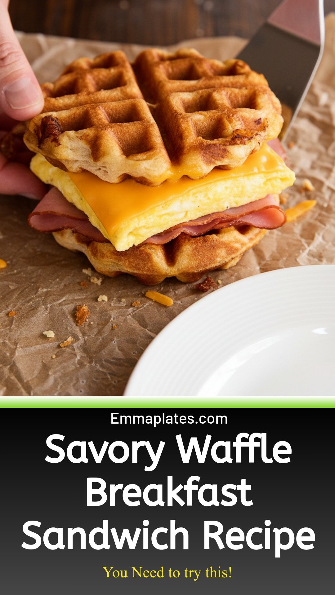 Savory Waffle Breakfast Sandwich