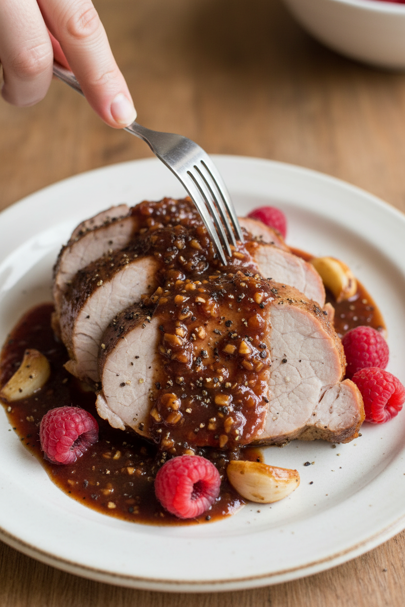 Slow Cook Chianti Pork Tenderloin