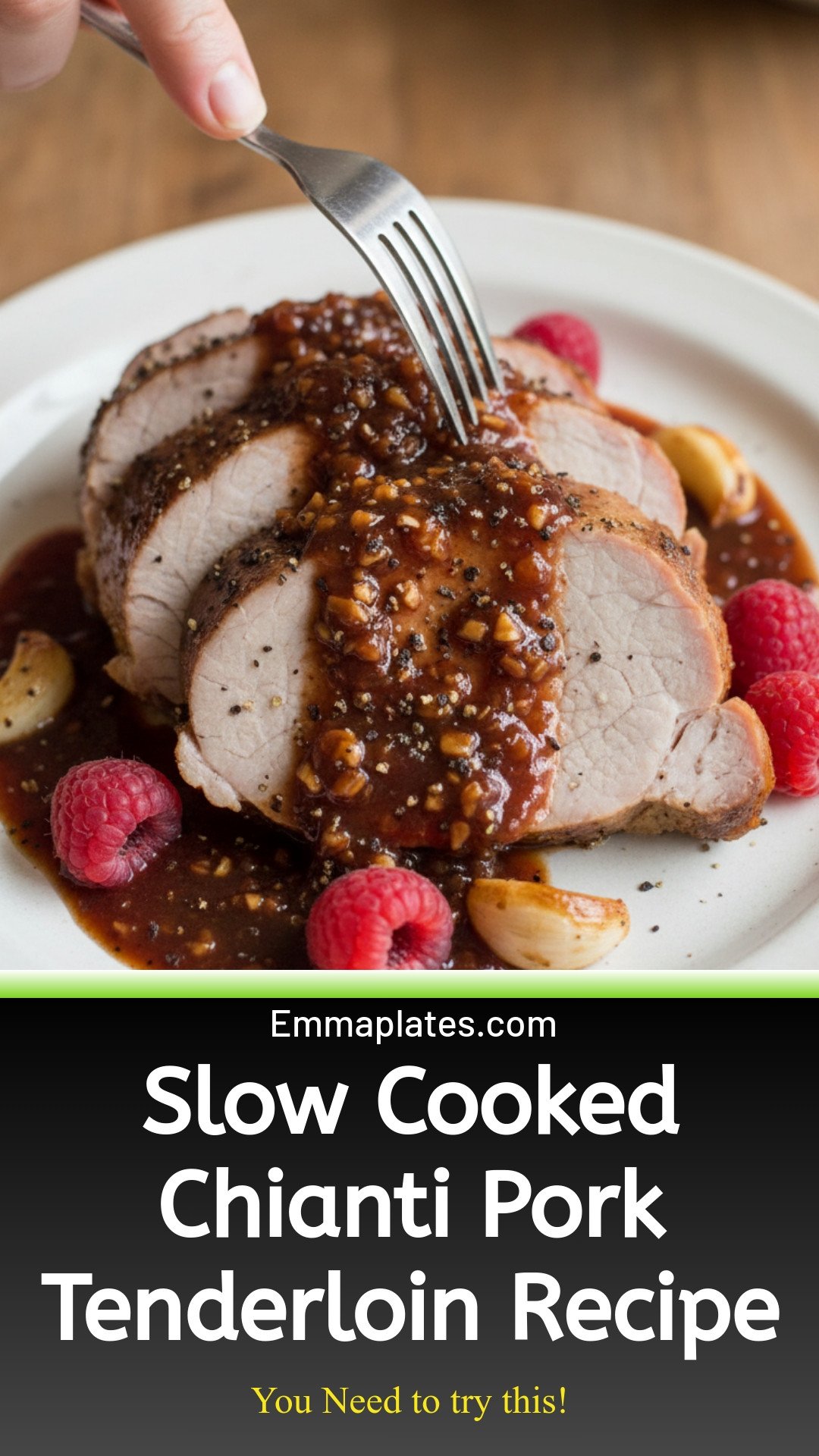 Slow Cook Chianti Pork Tenderloin