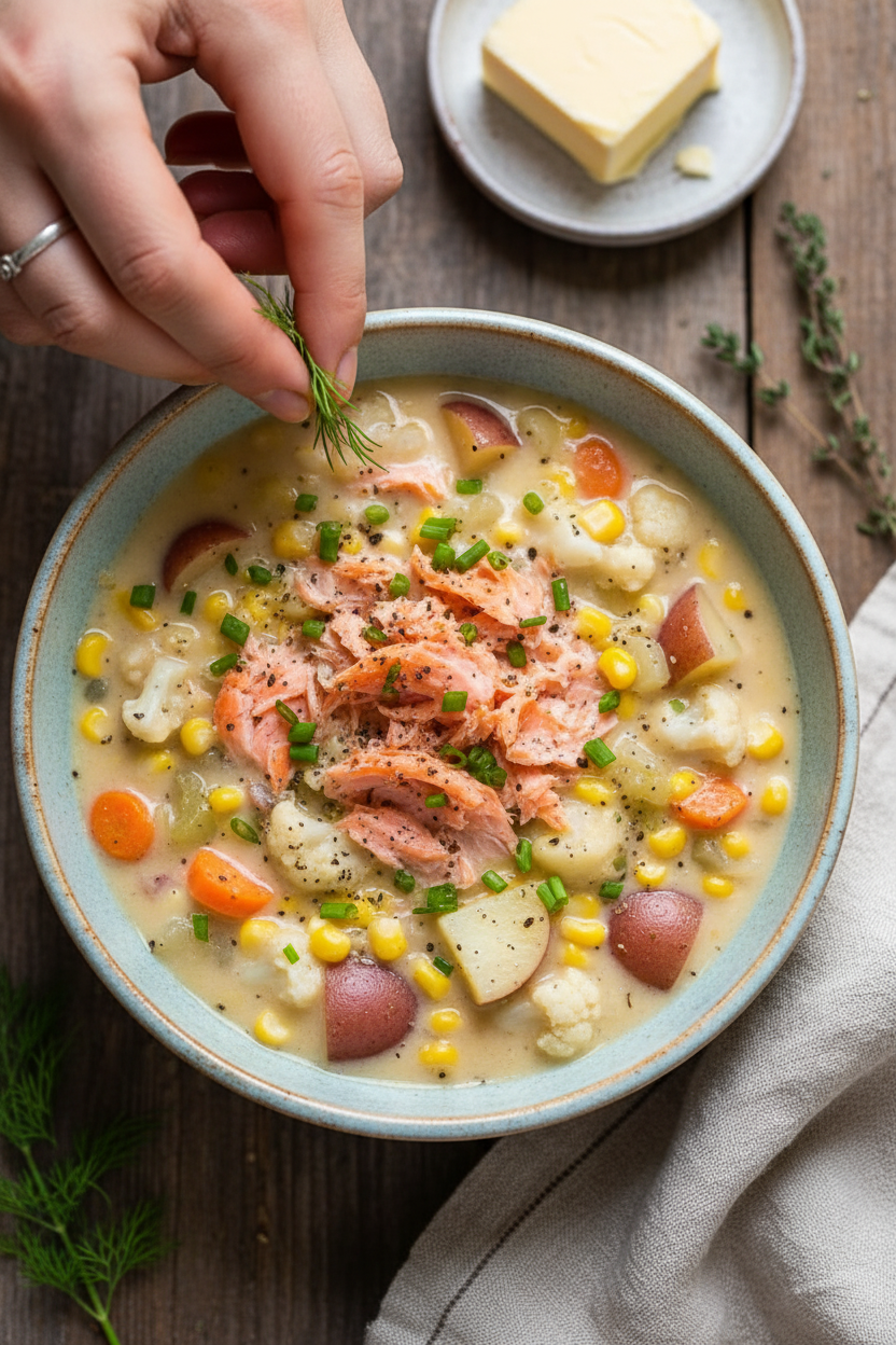 Smoked Salmon Chowder