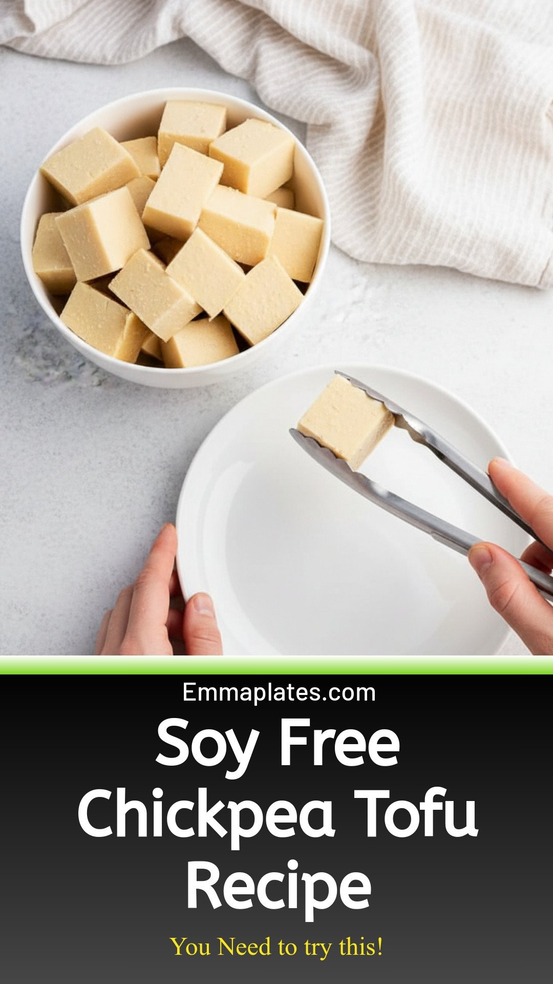 How To Make Chickpea Tofu (Soy Free Tofu)