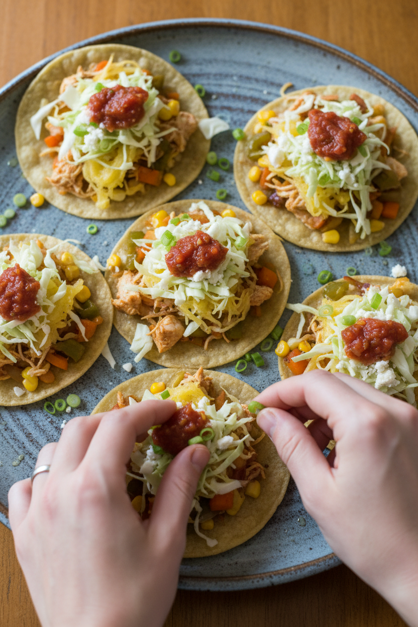 Spaghetti Squash Tostadas