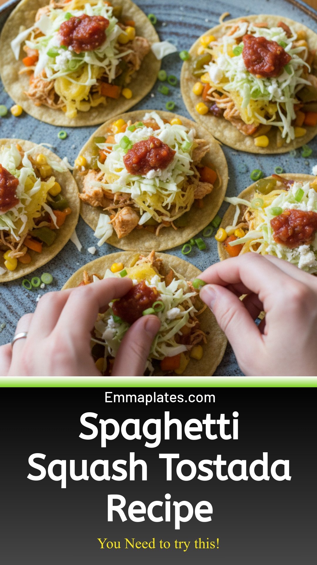 Spaghetti Squash Tostadas