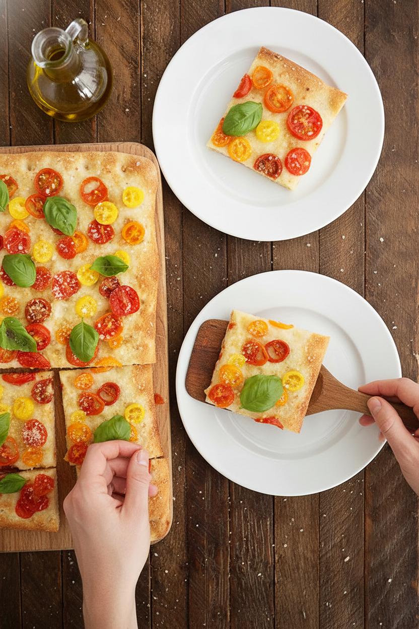 Speedy Tomato Flatbread