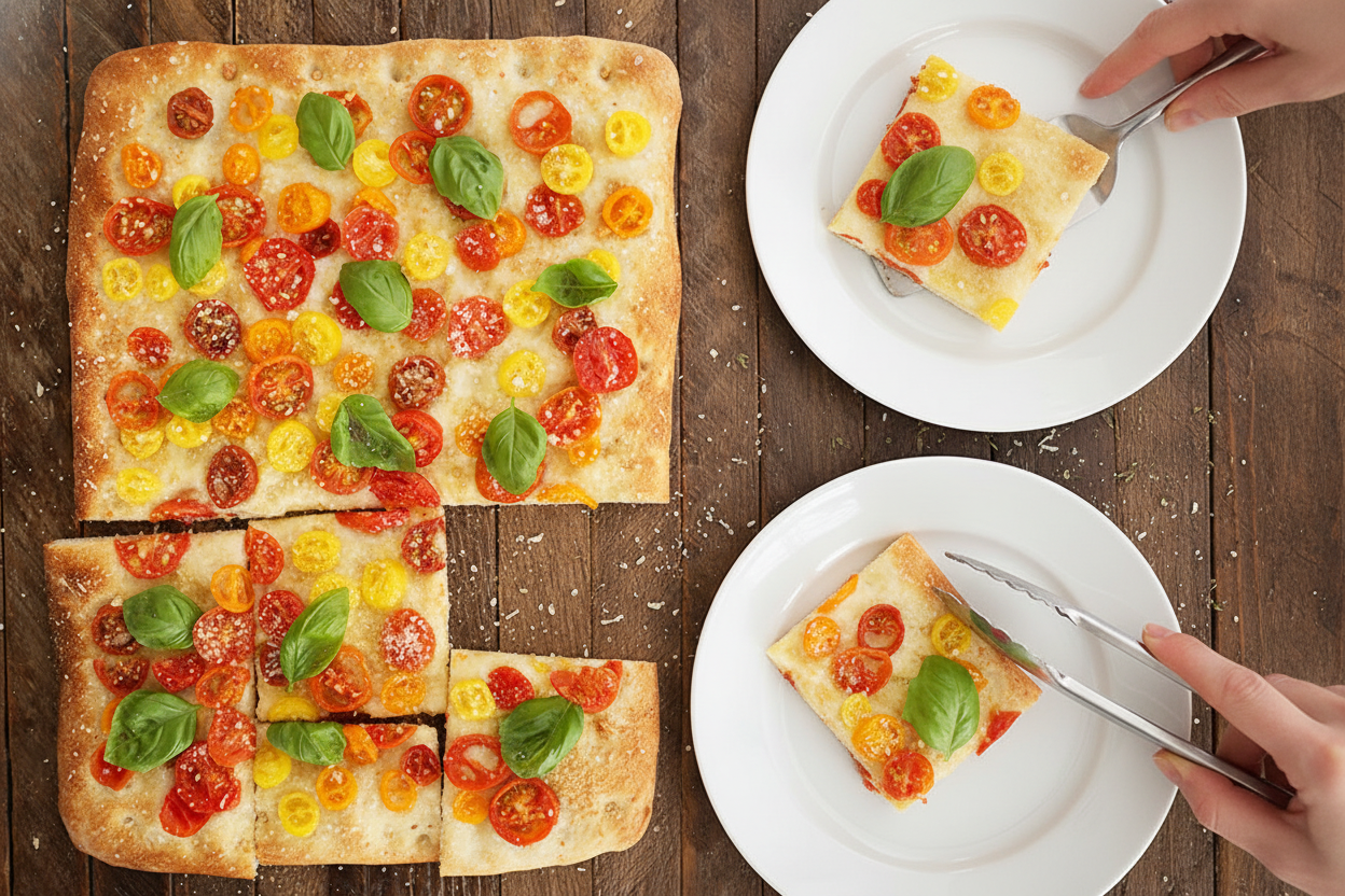 Speedy Tomato Flatbread