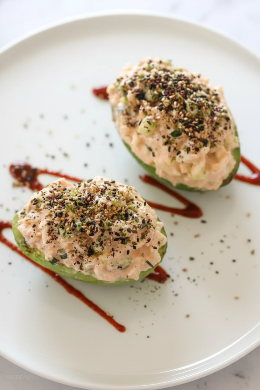California Spicy Crab Stuffed Avocado