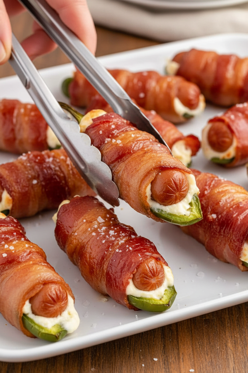 Spicy Sausage Popper Bites