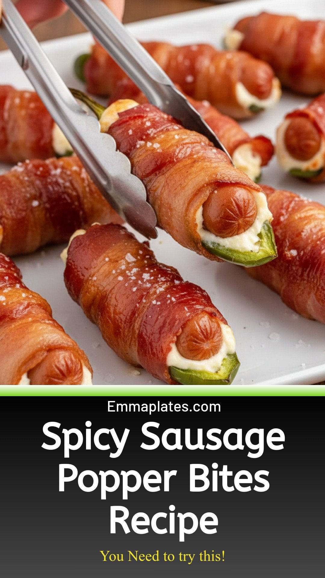 Spicy Sausage Popper Bites