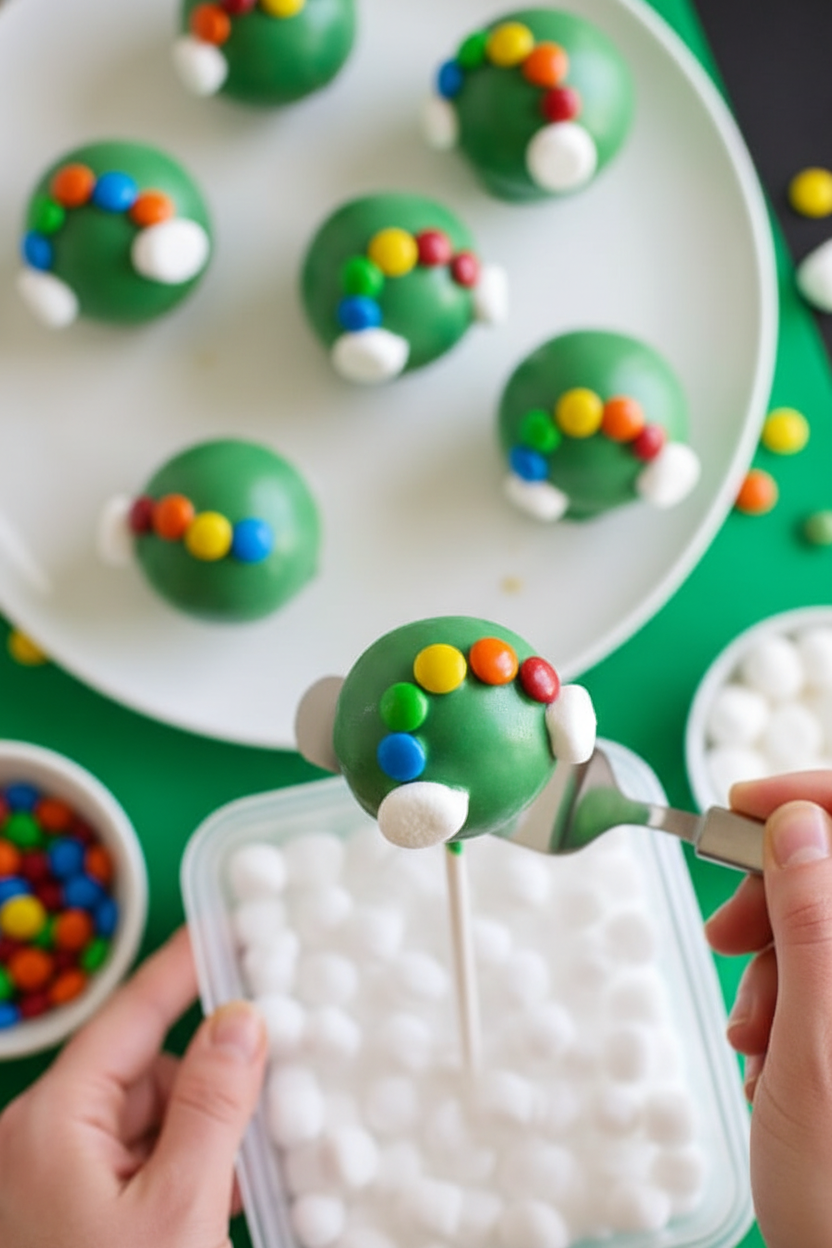 St Patricks Day Cake Pops