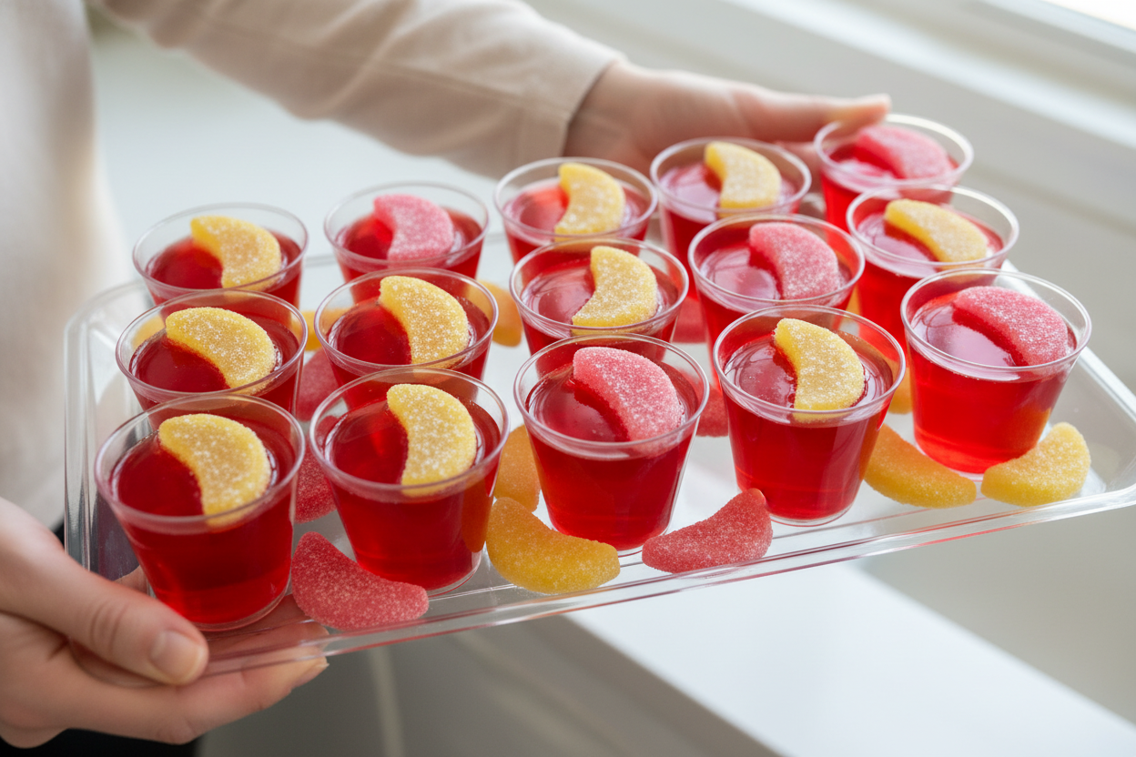 Strawberry Lemonade Jello Shots