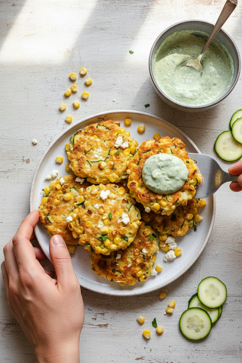 The air fryer fritters I make every summer