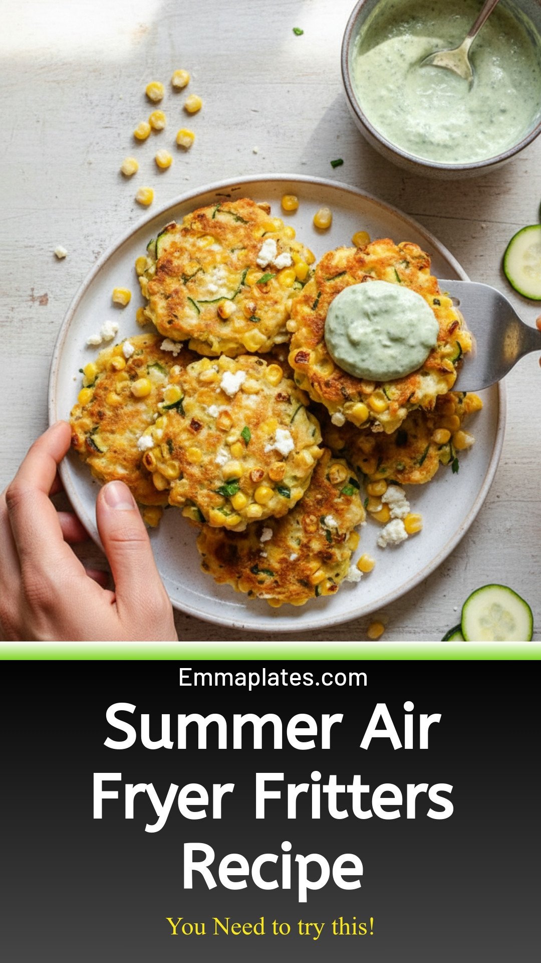 The air fryer fritters I make every summer