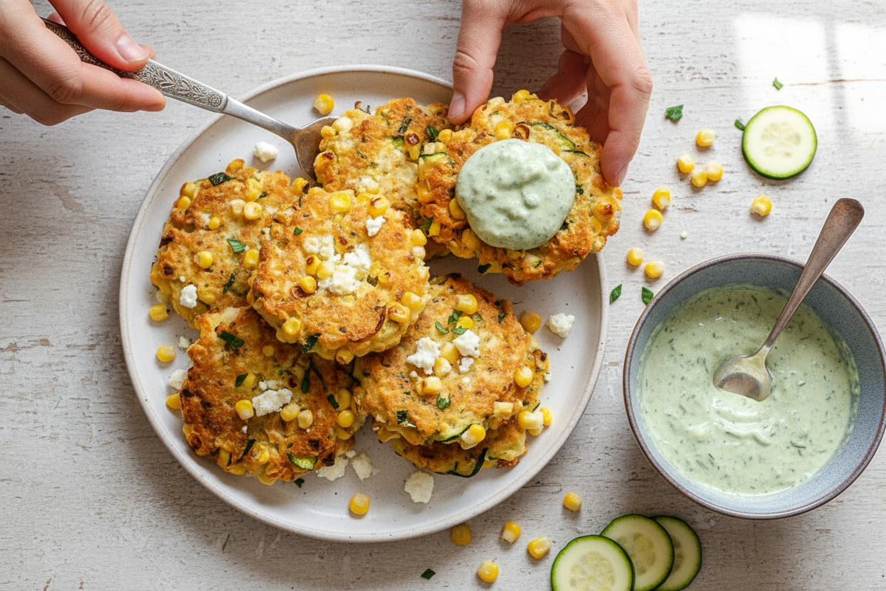 The air fryer fritters I make every summer