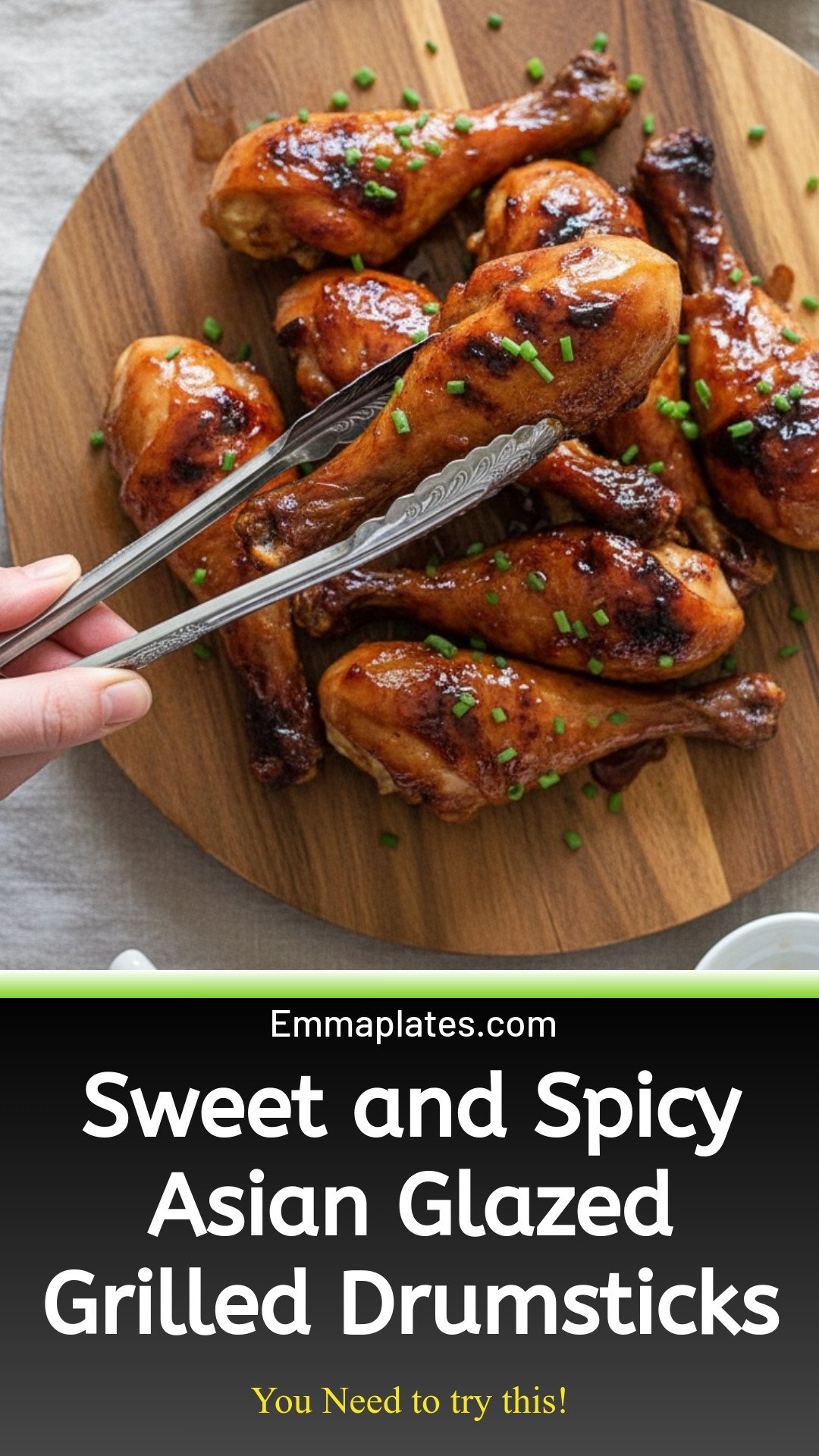 Sweet 'n Spicy Asian Glazed Grilled Drumsticks