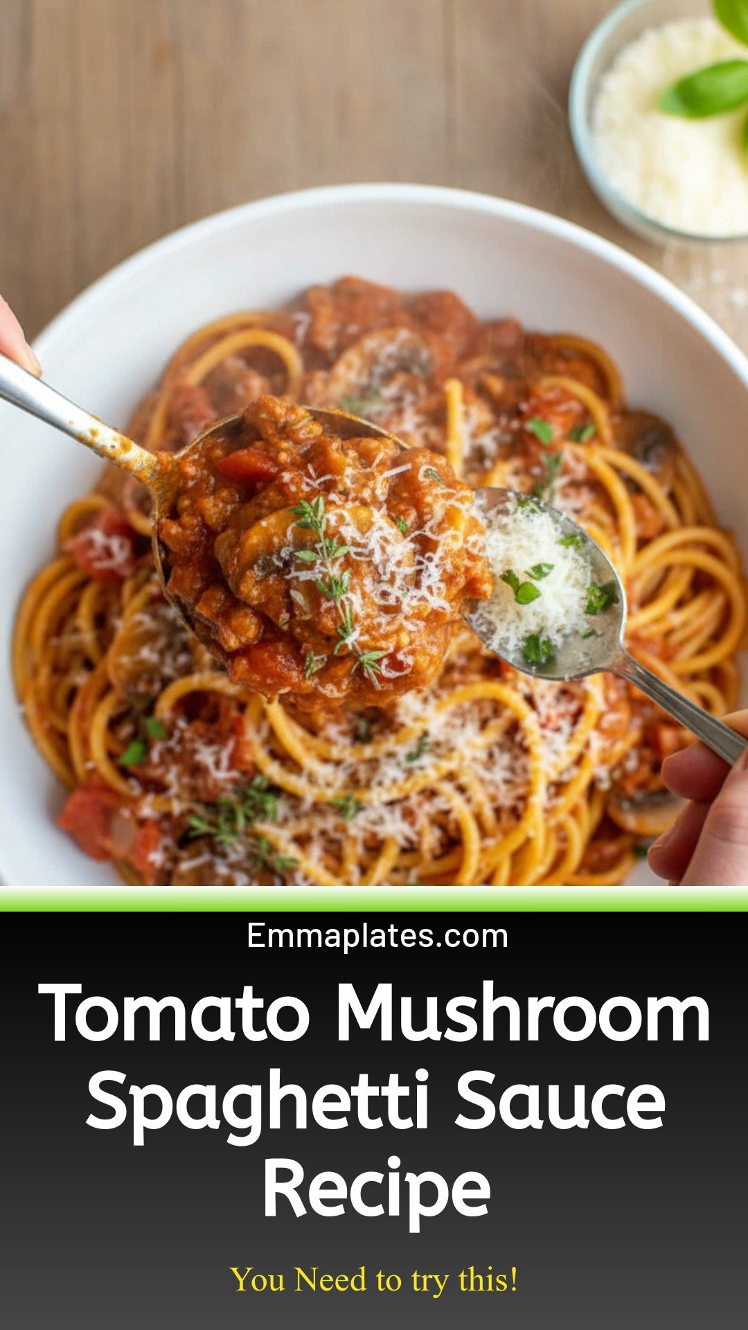 Tomato Mushroom Spaghetti Sauce